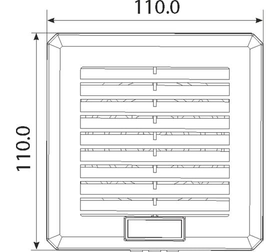 Вентилятор с фильтром Plastim, 30м3/ч, 230В АС, IP54 PTF1000T