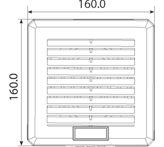 Вентилятор с фильтром Plastim, 100м3/ч, 230В АС, IP54 PTF1500T