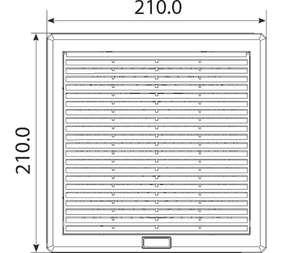 Вентилятор с фильтром Plastim, 125м3/ч, 230В АС, IP54 PTF2000