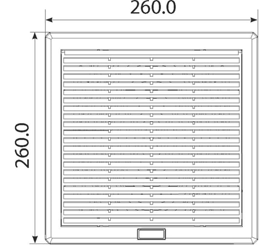 Вентилятор с фильтром Plastim, 240м3/ч, 230В АС, IP54 PTF3500