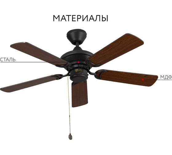 Потолочный вентилятор Westinghouse Nevada 78264WES