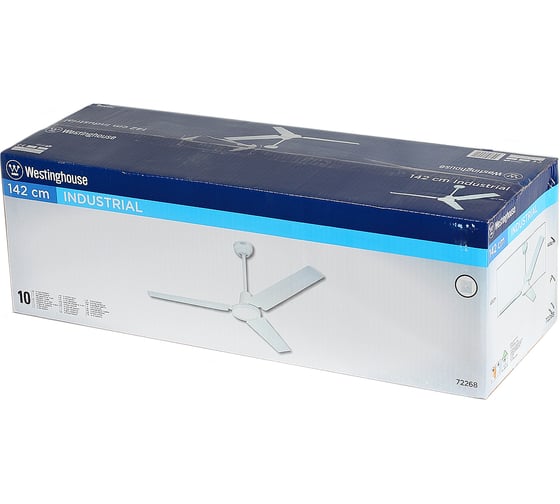 Потолочный вентилятор Westinghouse Industrial White 72268WES