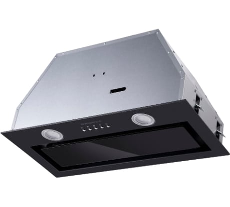 Кухонная вытяжка MAUNFELD черный TRAPEZE 602IG BLACK