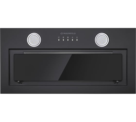 Кухонная вытяжка MAUNFELD черный TRAPEZE 602IG BLACK