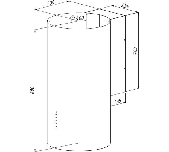 Кухонная вытяжка AKPO WK-4 Balmera WL 40 см. нержавейка 3154