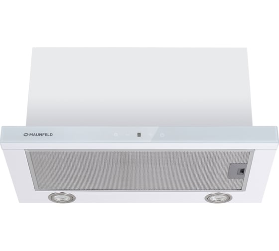 Кухонная вытяжка MAUNFELD белый TS Touch 50 Glass White