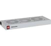 Блок охлаждения EKF TERACOM PRO 2 вентилятора с выключателем и термостатом NO серый TRP-FN-21TNO-GR