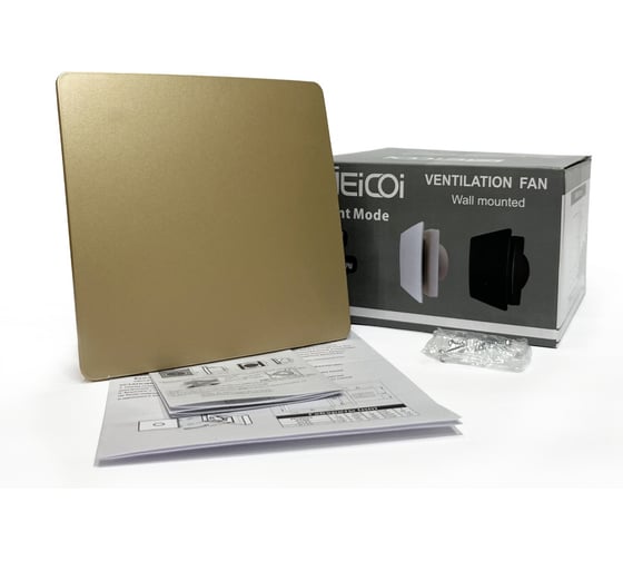 Накладной вентилятор Seicoi SMAZ04-01  (короткий патрубок) Gold 21-0005-973