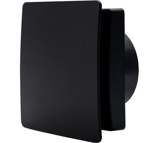 Накладной вентилятор Seicoi Floxy Design 100 Matt black (короткий патрубок)  (SMAZ04-01 Matt black ) 21-0005-971
