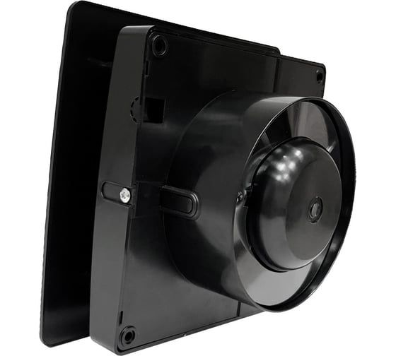 Накладной вентилятор Seicoi Floxy Design 100 Matt black (короткий патрубок)  (SMAZ04-01 Matt black ) 21-0005-971