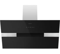 Кухонная вытяжка MAUNFELD  Mersey 90 черный\вставка сатин