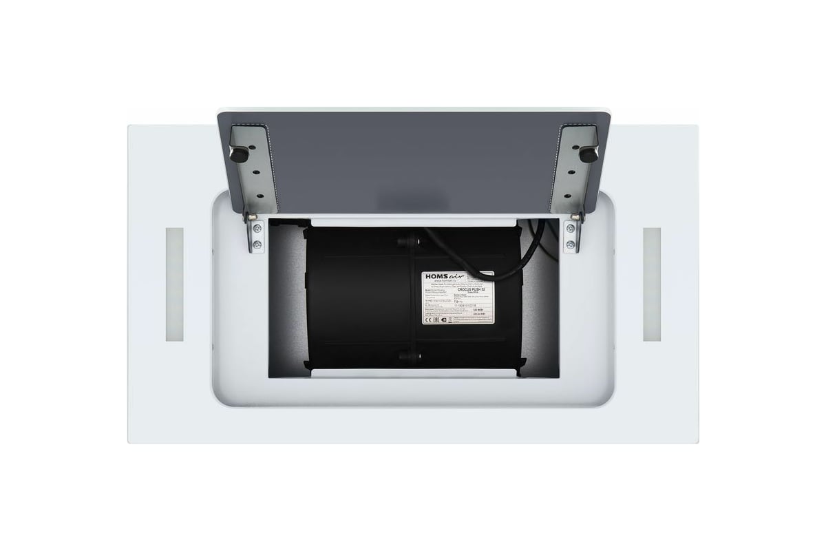Кухонная вытяжка HOMSair Crocus Push 52 белый CROCUS PUSH 52 Glass ...