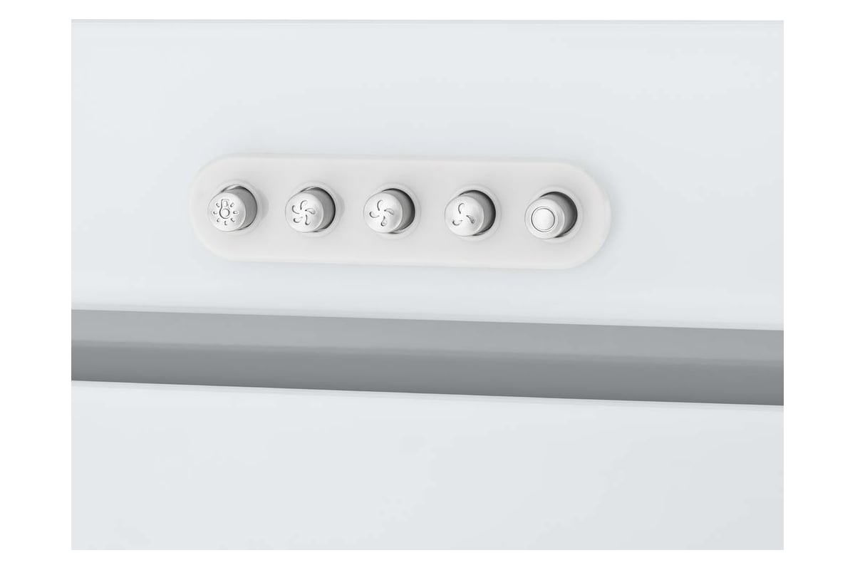 Кухонная вытяжка HOMSair Crocus Push 52 белый CROCUS PUSH 52 Glass ...