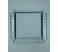 Решетка скрытого монтажа ВИЕНТО 207х207, с вентилятором 100СК, обратный клапан, белая ВИЕНТО SECRET 100СК