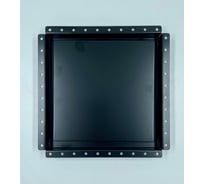 Решетка скрытого монтажа ВИЕНТО 237*237 с вентилятором на шарикоподшипнике 125СНК, обратный клапан, таймер+датчик влажности, черная ВИЕНТО SECRET 125СНК-В black