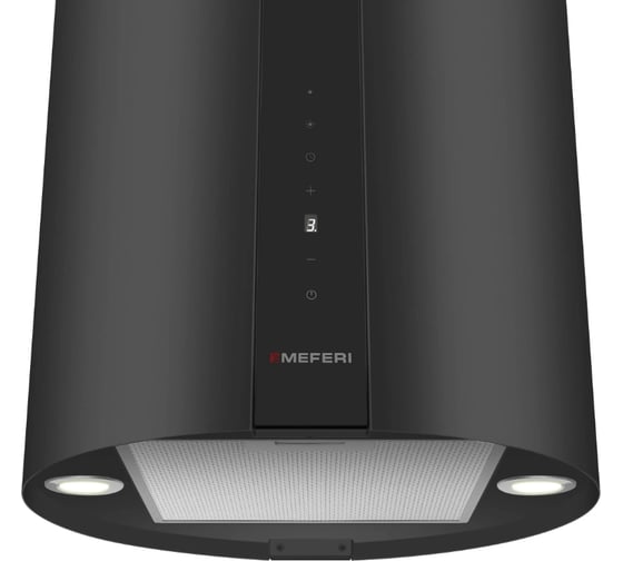 Вытяжка цилиндрическая островная MEFERI TUBE40BK ISLA COMFORT PLUS МФ-00000937