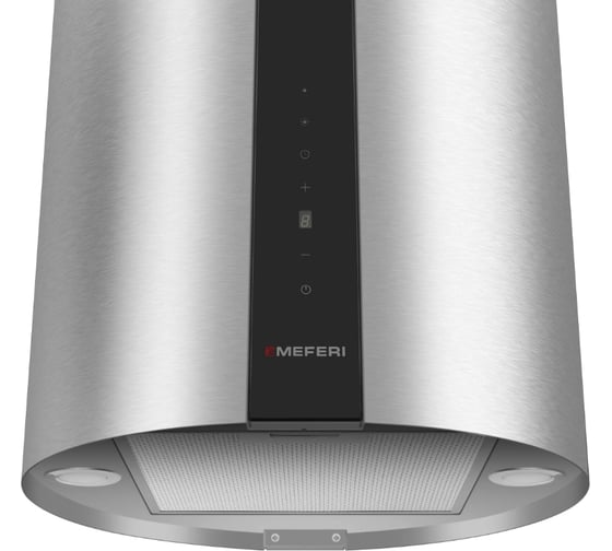 Вытяжка цилиндрическая островная MEFERI TUBE40IX ISLA COMFORT PLUS МФ-00000939
