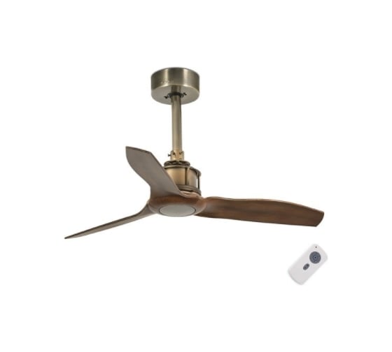 Потолочный вентилятор Faro JUST FAN XS GOLD WOOD 129196
