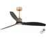 Потолочный вентилятор Faro JUST FAN COPPER/WOOD CEILING FAN BLACK 129203 1