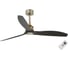 Потолочный вентилятор Faro JUST FAN GOLD/WOOD CEILING FAN BLACK 129202 1