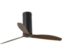 Потолочный вентилятор Faro Tube Fan Matt Black Wood 58919