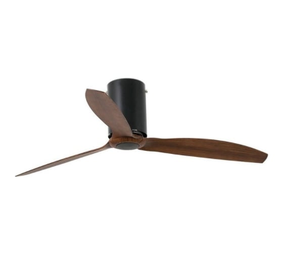 Потолочный вентилятор Faro Mini Tube Fan Wood Black 58989 1