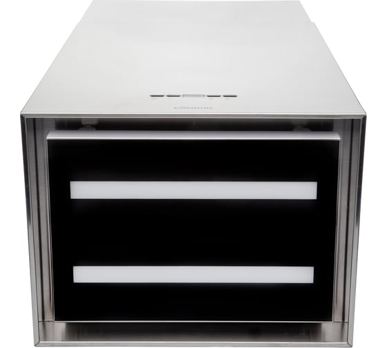 Кухонная вытяжка Konigin Geometry Inox/Black Glass 102045