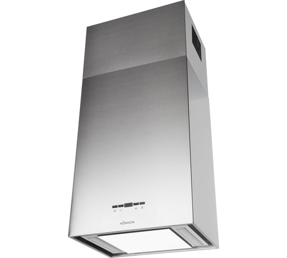 Кухонная вытяжка Konigin  Geometry Inox/White Glass 102046 1