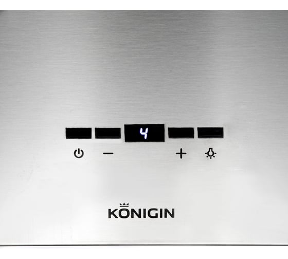 Кухонная вытяжка Konigin  Geometry Inox/White Glass 102046