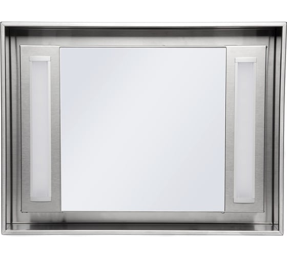 Кухонная вытяжка Konigin  Geometry Inox/White Glass 102046