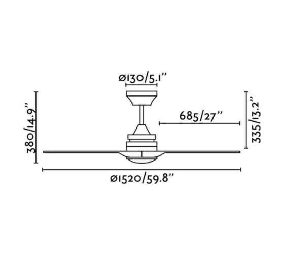 Потолочный вентилятор Faro Alo L 59020