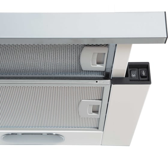 Телескопическая вытяжка ELIKOR Line 60П-400-В2Л, белый/хром КВ II М-400-60-497 954544