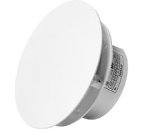 Вытяжной тонкий вентилятор SlimVent МV 100, пластик круг белый глянцевый 96105