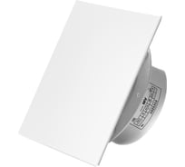Вытяжной тонкий вентилятор SlimVent МV 100, пластик квадрат белый глянцевый 96082