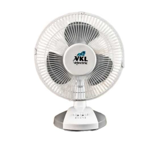 Вентилятор настольный VKL electric VTF-04 Gray 25 Вт 2 режима серый 1209175