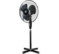 Вентилятор напольный VKL electric VGF-02-RC Black 40 Вт с пультом и таймером 3 режима чёрный 1209176