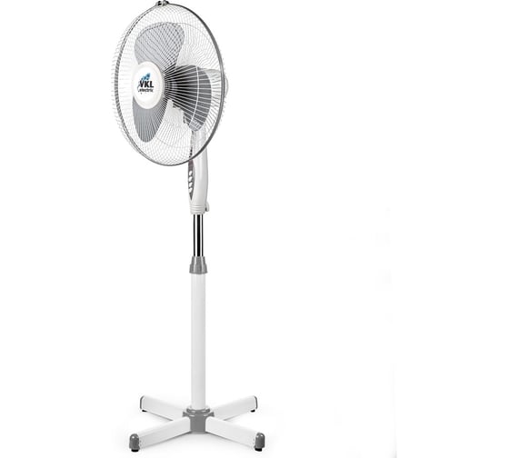 Вентилятор напольный VKL electric VGF-02-RC Gray 40 Вт с пультом и таймером 3 режима серый 1200611