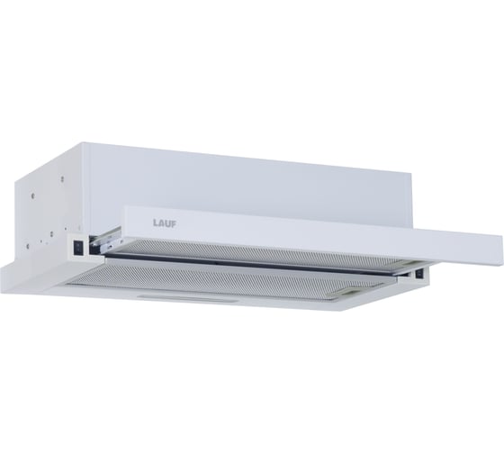 Кухонная встраиваемая вытяжка LAUF LUNA 600 WHITE/60 см/производительность 650м3/ч, низкий уровень шума. 6124