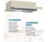 Кухонная встраиваемая вытяжка LAUF LUNA 500 IVORY/50 см/производительность 650м3/ч, низкий уровень шума. 6121 3