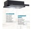 Кухонная вытяжка LAUF LUNA 600 BLACK GLASS 6335 3