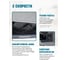 Кухонная вытяжка LAUF LUNA 500 BLACK GLASS 6333 2