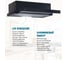Кухонная вытяжка LAUF LUNA 500 BLACK GLASS 6333 3