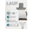 Кухонная вытяжка LAUF LYRA 600 INOX/60 см/производительность 800м3/ч, низкий уровень шума. 6222 4