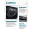 Кухонная подвесная вытяжка LAUF CALLISTO 600 BLACK /60см/ производительность 650 м3/ч; LED подсветка. 6130 3