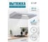 Кухонная подвесная вытяжка LAUF CALLISTO 600 WHITE/60см/ производительность 650 м3/ч; LED подсветка/ обратный клапан/ низкий уровень шума 6132 2