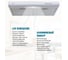 Кухонная подвесная вытяжка LAUF CALLISTO 600 WHITE/60см/ производительность 650 м3/ч; LED подсветка/ обратный клапан/ низкий уровень шума 6132 4
