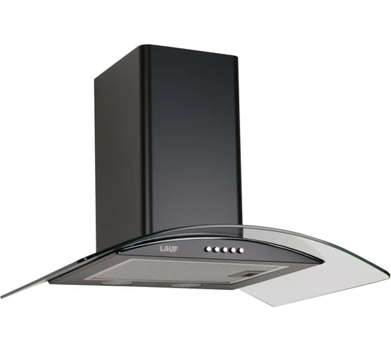 Кухонная вытяжка LAUF TAURUS 600 BLACK/60 см/производительность 800м3/ч, низкий уровень шума. 6226