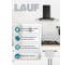 Кухонная вытяжка LAUF TAURUS 600 BLACK/60 см/производительность 800м3/ч, низкий уровень шума. 6226 4