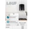 Кухонная островная вытяжка LAUF MAIA 350 ISLAND BLACK/35 см/производительность 1030м3/ч, низкий уровень шума. 6229 4