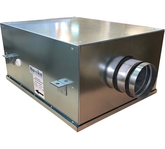 Канальный вентилятор Naveka круглый, шумоизолированный, VS-100 Compact F0000039724 1